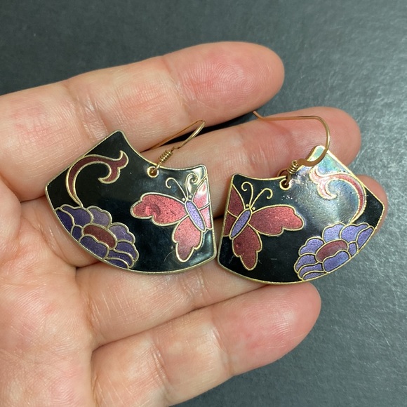 🖤Vtg💕Samuel Huang earrings - Picture 6 of 10